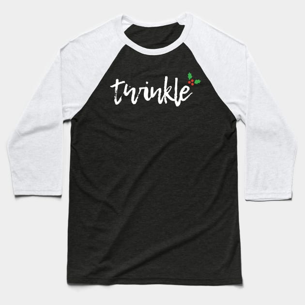 Group Tee, Holiday Party Family Reunion - Twinkle Baseball T-Shirt by Heyday Threads